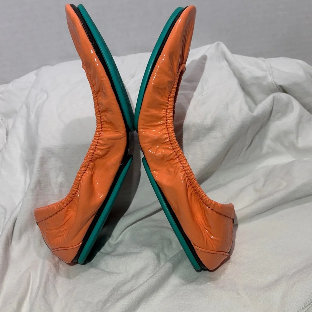 Tieks coral Ballet Flats size 9 - Picture 3 of 9
